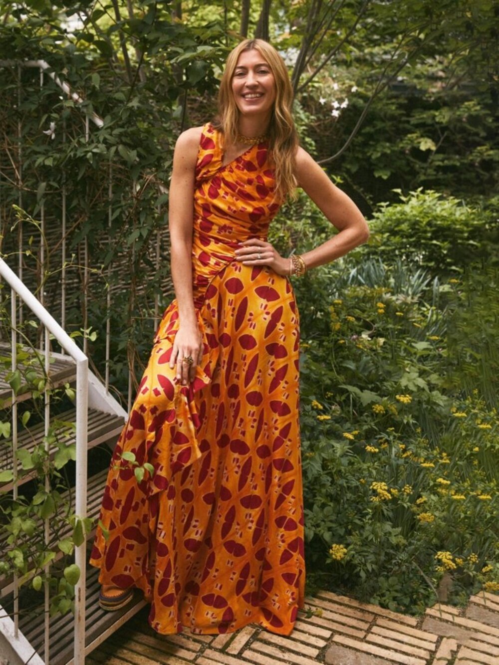 🌺 ULLA JOHNSON Lali Tigerlily Silk Wrap Dress NWT Size 6 🌺